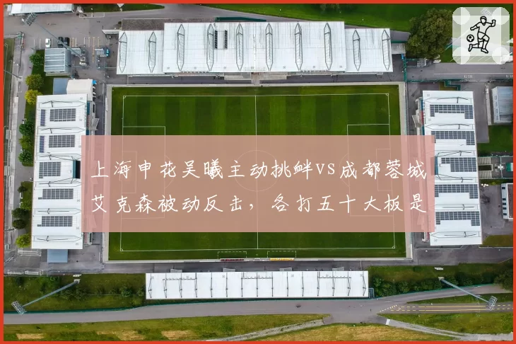 上海申花吴曦主动挑衅vs成都蓉城艾克森被动反击,各打五十大板是否合理